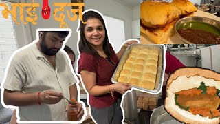 Homemade PAV Sathe bhai duj par kari vada pav ni moj masti sathe recipe vandanavlogs [upl. by Etnuahc]