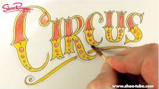 How to draw Circus writing [upl. by Enamart]