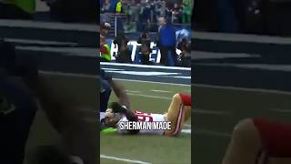 Is Richard Sherman vs Michael Crabtree the NFLs Most Intense Rivalrynfl football sports shorts [upl. by Cheslie602]