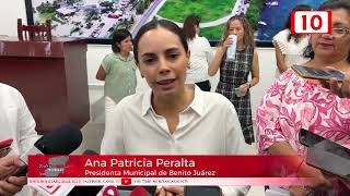 Ana Paty Peralta Delitos de alto impacto disminuyen 30 en Cancún [upl. by Tnaryb]