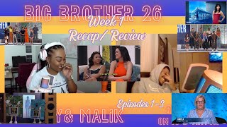 Big Brother Week 1 Episodes 13 Recap [upl. by Airdnalahs]