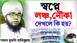 স্বপ্নে লঞ্চ দেখলে কি হয় স্বপ্নে নৌকা দেখলে কি হয় শায়খ হাবিবুল্লাহ  sopne lonch dekhle ki hoy [upl. by Haela]