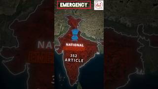 Types of emergencies in india gkinhindi polity emergencies shortsfeed viralshorts viralvideo [upl. by Hawger]