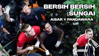 BERSIH BERSIH SUNGAI SAMA PANDAWARA BANDUNG INDONESIA  KOTOR SEKALI WOI ❗️ [upl. by Lebezej]