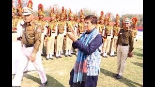 Dr Kiran Bedi IPS retd at the 73rd Raising Day Parade 2020 of Delhi Police [upl. by Lau]