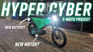 Turning this CyberX Bike into an ELECTRIC MOTORCYCLE [upl. by Idnac]