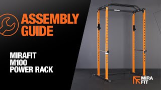 Mirafit M100 Power Rack Assembly Guide [upl. by Eltsirc]