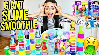 MIXING ALL MY STORE BOUGHT SLIMES GIANT SLIME SMOOTHIE SATISFYING SLIME NICHOLE JACKLYNE [upl. by Anhcar]