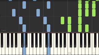 Lang zal hij leven gevorderde piano zetting Piano Tutorial Synthesia [upl. by Ardnuasac113]