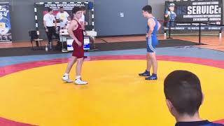 Zelemkhan Zubairaev HAC StralsundRamon Miekeley RSV Hansa FrankfurtOder 68 Kg U15 GrR [upl. by Cynthla]