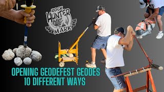 Opening Geodefest Geodes 10 Ways [upl. by Lasiaf974]