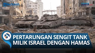 Momen Pertempuran HAMAS dan Israel di Timur Jalur Gaza Puluhan Tank Israel Dapat Perlawanan Sengit [upl. by Letnom27]