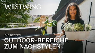 Terrasse modern dekorieren und Balkon gestalten  Die besten Garten amp Balkon Ideen  Howto [upl. by Shrier243]