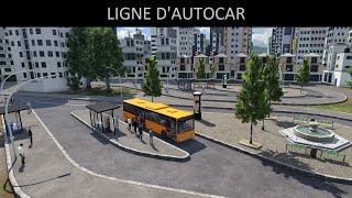 Transport Fever 2  Map 10  Autocar BCCO  Bourg du Confluent  Courbepic  évolution 1 [upl. by Aihsar]