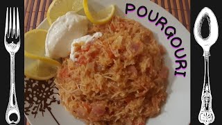 CBMP  Pourgouri with Bacon  Easy And Very Delicious Food  Recipe From Cyprus [upl. by Nauqat318]