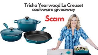 Trisha Yearwood Le Creuset cookware giveaway  Watch this video to learn more [upl. by Adnir]