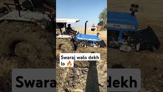 Swaraj wala dhek lo daddy nu 🔥 newholland3630 mud stuck farming shorts kacherisong [upl. by Plume]