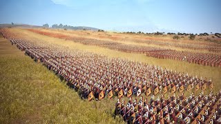 Caesars Romans Vs Pompeys Romans Battle of Pharsalus 48 BC  Cinematic [upl. by Gallard]