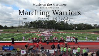 20240928 •Marching Warriors •Exhibition •Music on the Meramec at Fox High School [upl. by Nanaj756]