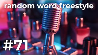 Live improvised rap with random words 71 quotgid damnquot [upl. by Aienahs]