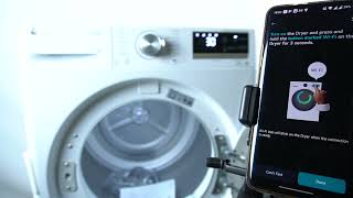 Dryer LG RC80V5AV5N ThinQ App  How to Connect with App  Pair Dryer with ThinQ App [upl. by Akinahc]