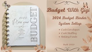 2024 BUDGET BINDER SETUP budgetbinders [upl. by Adlihtam]