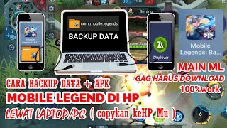 Cara MemindahkanCopyData Mobile Legends Di HP ke Laptop Agar Bisa Di Kirim Ke HP Lain [upl. by Monreal]