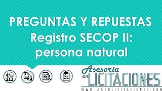 Registro en SECOP II [upl. by Woolcott466]