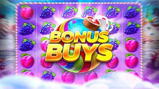 HUGE SWEET BONANZA BONUS BUY SESSION INSANE [upl. by Nerrual]