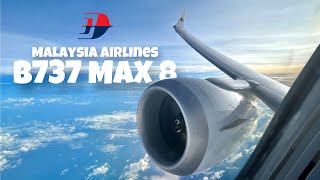 Flying Malaysia Airline’s FIRST B737 MAX 8  🇲🇾 Kuala Lumpur ✈︎ Kota Kinabalu 🇲🇾 [upl. by Christen]