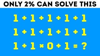 9 Math Riddles Thatll Stump Even Your Smartest Friends [upl. by Rodie23]