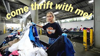 come thrift with me at the GOODWILL BINS I literally thrifted a new wardrobe for UNDER 30 [upl. by Lenuahs]