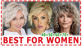 REJUVENATING💕HAIRCUT 2024 IDEAS Women over 506070 [upl. by Yras]