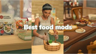 5 MUSTHAVE FOOD MODS IN THE SIMS 4 TO LEVEL UP YOUR GAMEPLAY 🍲 [upl. by Krenek]