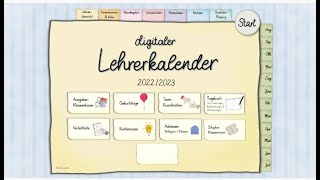 Digitaler Lehrerkalender  eine kurzer Einblick in die papierlose Unterrichtsorganisation [upl. by Munniks97]