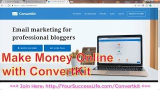 How to Make Money Online with ConvertKit  ConvertKit Affiliate Program Review [upl. by Yona774]