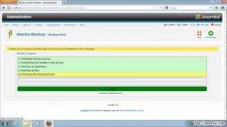 Install Akeeba Backup in Joomla 25 [upl. by Erinn]