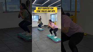 Exercise for toned thighs and hips slimleg bellyfat bellyfatloss fatlossworkout belly workout [upl. by Ardnait756]