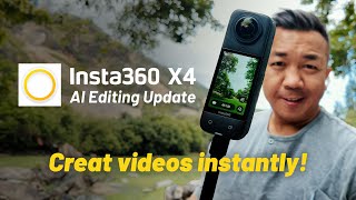 Create faster videos with the Insta360 X4 AI Editing Update [upl. by Story]