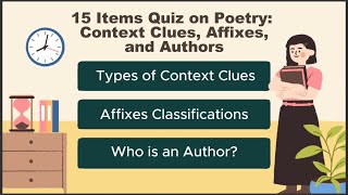 Poetry context clues affixes and author Grade 7 English 1st Quarter Summative amp Exam Reviewer [upl. by Nnaitsirk]