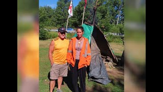 Jackie Vautour Family Continues Peaceful Protest At Their Parks Canada Location At Kouchibouguac [upl. by Nobile]