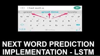 Next word Prediction  Language Modelling RNN  LSTM  Python  TensorFlow  Keras Text Generation [upl. by Sacksen984]