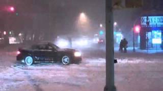 Snow Storm in New York City December 26 2010 December 27 Update 1 [upl. by Giuliana159]