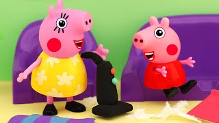 Tidying up with Cousin Chloé Pig Peppa Pig Animation 2020 4K [upl. by Ilocin]