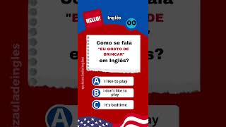 Você consegue acertar todas as perguntas Quiz de inglês aprenderingles ingles quiz [upl. by Iroc]