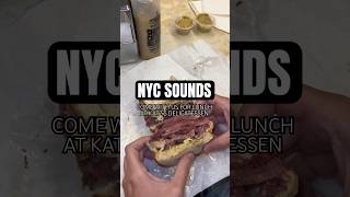 🔊NYC Sounds Come With Us for Lunch at Katz’s Delicatessen [upl. by Garrick139]