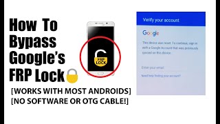 How to Bypass the Google FRP lock WITHOUT SOFTWARE OR OTG CABLE [upl. by Olimreh]