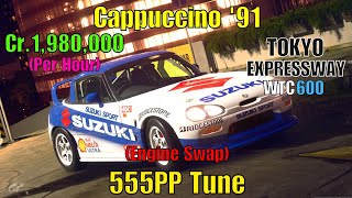 134 GT7Still the best engine swap for grindingCappuccino 91Tokyo WTC600 [upl. by Keung]