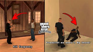 What Happens if Carl amp Pulaski become FRIENDS in Mission quotHigh Noonquot of GTA San Andreas [upl. by Orin]