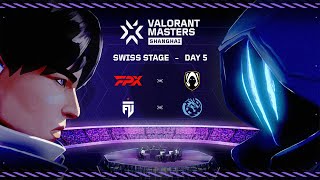 TH VCT Masters Shanghai Swiss Stage DAY 5  FPX vs TH  FUT vs LEV [upl. by Chong]